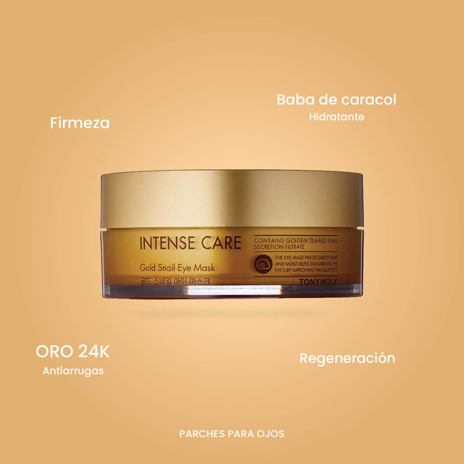INTENSE CARE GOLD SNAIL EYE MASK POT (PARCHES PARA OJOS)
